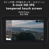 Motorcycle Special Navigator 5 Inch Touch Screen Ip65 Support Wireless Carplay Android Auto Optional with Dual 1080 Cameras