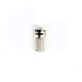 50PCS/Set Copper Twist On RG6 F Type Coaxial Plugs RF/AV Signal Cable Connector TerminalsPlugs