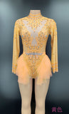 New fashionable short jumpsuit, sexy tight fitting yoga and Latin dance training suit