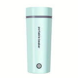 1pc, 350ml Portable Electric Kettle, 5 Mins Fast Boiling Tea Pot Coffee Pot Heating Cup, 3-in-1 Kettle