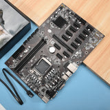 B250 BTC Mining Motherboard LGA 1151 DDR4 12Xgraphics Card Slot SATA3.0 USB3.0 Low Power For BTC Miner Mining