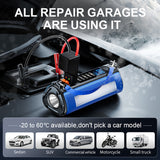Emergency Jump Starter with Air Compressor 10000Mah Peak Current 1000A Battery Pack Car Rescue Starting Power Bank