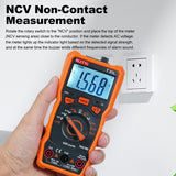 T21L LCR Digital Multimeter 6000 Counts Smart Burn-Proof High Precision Current Resistance Meter Handheld Voltmeter Tester