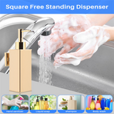 Liquid Soap Dispenser Bathroom Wall Mounted Gold Shower Gel Detergent Shampoo Bottle for Kitchen Hotel Home
