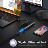 13 In 1 Hd mi 3 Port Usb With VGA TF SD Card Reader 3.0 Jack Audio Laptops Type C Hub USB Docking Station