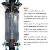 Carbon Fiber Second Floor Board Plate Replacement for Tamiya XV-02 1/10 Remote Control Car Upgrade Parts