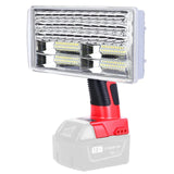 40W 4200LM Cordless LED Work Light Flashlight Outdoor Spotlight with USB Port for Milwaukee//18V Li-ion Battery