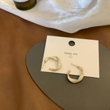 (white) S925 Silver Needle Drop Glaze Earrings Temperament Design Earrings Female Earrings