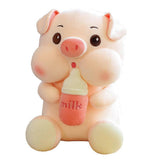 (45CM Eyes open) Environmentally Friendly Pig Plush Toy Non Toxic No Hard Parts Soft for Kids