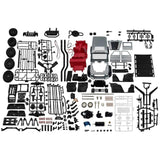 (Light grey) G500 MN86KS 1/12 RC Auto Jeep Ferngesteuertes Car 2.4G 4WD Crawler Truck DIY