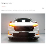 For 2023-2024 Honda CR-V CRV Front Grille LED Daytime Running Light Turn Signal
