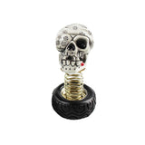 Skull Head Decoration Cartoon Appearance Widely Used Ornament Doll Car Interior Jewelry Halloween Gift