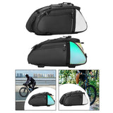 Rear Rack Saddle Touring Shopping Storage Pouch Refletive Shoulder 8L Pannier Trunk Bicycle Bag Men Women