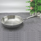 1pc, Frying Pan, 304 Stainless Steel Frying Pan, Professional Grade Pans For Cooking, Tri-Ply Fry Pan, Kitchen Gadgets