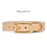 Hand made leather lettering to prevent losing Dog Tag