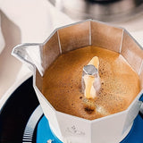 1pc Italian Moka Pot - 6 Cup/10 OZ Stovetop Espresso Maker for Gas or Electric, Perfect for Camping and Cappuccino