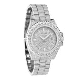 PINTIME Men Watch Luxury Diamond Watchband Iced Out Watches Waterproof Luminous Fashion Quartz Wirstwatch Business Reloj Hombre