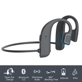 Bone Conduction Headphone Bluetooth 5.0 Wireless Not In-ear Earphone Sports Headset With Microphone IPX4 Surround Sound