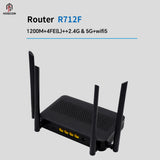 Hosecom free sample 5 brand new 2.4g 5g dual band high speed wifi wireless wide range 4*5dBi antenna router