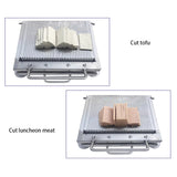 30 type multifunctional pressure thickening stainless steel double blade manual s slicer vegetable meat food slicing