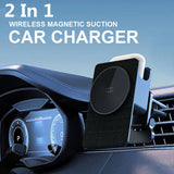 30W Magnetic Wireless Charger for iPhone 15 14 13 12 Pro Max Mini Air Vent Phone Holder Fast Car Charging