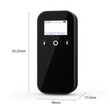 2D 1D Wireless USB 2.4G BT Barcode Scanner with Screen Handheld Bar Code Reader Battery Level Time Display Works