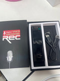 S8 Digital Voice Recorder 16GB Activated Record Playback Mic and Speaker 1536KBPS High Recording Password Protection TFT Screen
