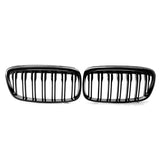 Grill Mesh F45 Black Replacement for 2 Series 5-seat & 7-seat F46 Gran Tourer Front Bumper Grille 2015-2017