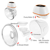 Wearable Breast Hands Free Breastpump Electric Pump Slient Breastfeeding Milk Collector BPA-free