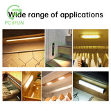 1/5/10Pcs DC12V LED Strip with no darkareas three color manual scanning wardrobe light infrared induction switch module