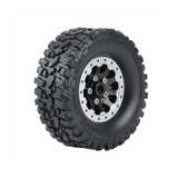 4Pcs Metal Beadlock Hub Wheel Rim and Rubber Tire for C14 C24 B14 B24 B36 MN D90 MN99S RC Car Upgrade Parts,3