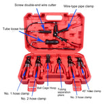 9Pcs Repair Tools Hose Clamp Ring Plier Flexible Wire Cable Bend Type Car Repairing Remover Auto Hand Tool Set