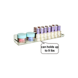 2 Pack Acrylic Floating Shees, 15 L x3.25inch W, Clear Bathroom Wall Shelf, Bookshees, Invisible Display for Office