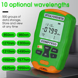 MAYTO 2 in 1 FTTH Optic Power Meter AUA-DC7/DC5 LED Light SC/FC/ST Universal Connector -70~+10dBm Fiber Optical Tester