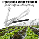 Agricultural Ventilation Of Greenhouse Aluminum Double Spring Vent Window Opener Solar Heat Sensitive Garden Tool Automatic