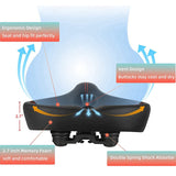 Oversized Comfort Bike Seats, Electric Bike,Road Bike, Universal Fit Bicycle Seats Cushion For Men And Women