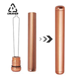 CRUSHER 110MM Aluminum Cigar Airtight Container Travel Storage Cigarette Holder Smell Proof Waterproof Smoking Accessories