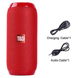 Waterproof Outdoor Boombox with Portable Bluetooth Speaker, Wireless Bass Subwoofer, AUX TF USB Stereo Loudspeaker Music Box