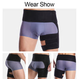 Brace-Groin Wrap- Adjustable Hip Compression Brace for Sciatic Nerve Thigh Pain Relief-Hip Wrap Support Belt