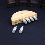 Jade Gouache Scraper Body Massager Meridian Energy Brush Wood Therapy Acupuncture SPA Detox And Beauty Scraping Guasha Board