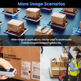 Mini Portable 1D 2D Bluetooth Barcode Scanner QR Code Screen Image Reader PDF417 Data Matrix USB Wired Scanning 2.4G