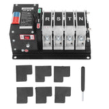 Dual Power Automatic Transfer Switch 4P Auto Manual Operation Millisecond Switching Generator Changeover Switch AC400V 63A