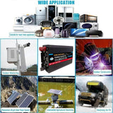 (DC12V to AC220V) 12000W Pure Sine Wave Power Inverter DC 12V 24V To AC220V Voltage Converter 50Hz
