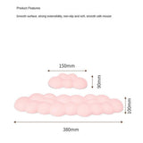 1Set Cloud Wrist Rest Ergonomic Mousepad Keyboard Mouse Pad Pink