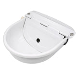 4L Automatic Cow Dog Water Float Valve Drinker Bowl Stainless Steel Cow Water Bowl Outlet Float Farming Trough