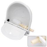 4L Automatic Cow Dog Water Float Valve Drinker Bowl Stainless Steel Cow Water Bowl Outlet Float Farming Trough