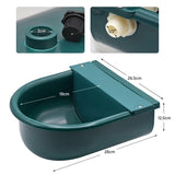 4L Automatic Cow Horse Dog Water Drinker Bowl Float-ball Type With Drain Hole Goat Sheep Water Trough Bowl Livestock Suppliers