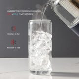 Clear Frosted Sublimation Blanks Glass Mason Jar Beer Can Glass Cup With Bamboo Lid