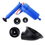 Air Power Drain Blaster Gun High Pressure Powerful Manual Cleaner Pump Sewer Toilet Bathroom Kitchen Clogging Dredging Tool
