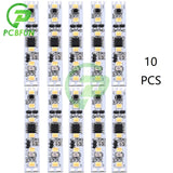 1/5/10Pcs DC12V LED Strip with no darkareas three color manual scanning wardrobe light infrared induction switch module